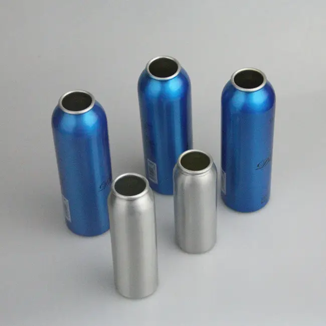 バルブ付きの詰め替え可能な空のカスタムアルミニウムエアゾール缶