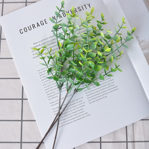 Plantes artificielles en eucalyptus vert, PVC souple, 30 pouces, décorations pour mariage, maison, extérieur - Product Image 3
