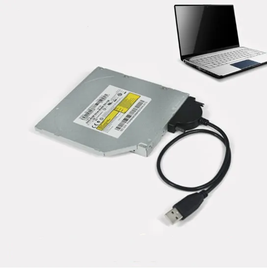 Laptop drive SATA to USB easy drive cable external drive box transfer cable USB external 7+6 conversion cable