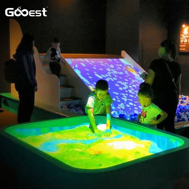 Gooest Fantasy of Sand  Indoor Interactive Sand Table Virtual Reality Sandbox for Amusement Park Shopping Mall for Theme Park