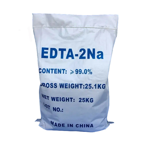 ผงคริสตัลสีขาว <span class=keywords><strong>EDTA</strong></span> <span class=keywords><strong>2Na</strong></span> 4Na คุณภาพอุตสาหกรรม เกรดขายส่ง CAS 13254-36-4 ความบริสุทธิ์ขั้นต่ำ 99% ได้รับการรับรองมาตรฐาน ISO9001 บรรจุถุง 25 กก. - Product Image 1