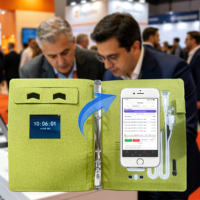 Cuaderno Inteligente con IA para Trabajo, Escritura con Lápiz Estándar con Sincronización IA y Transcripción OCR para Trabajo Profesional, Personalizable