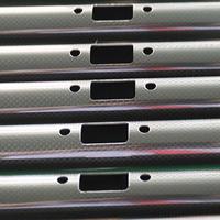 Queue de billard Cuetec avec arbre en fibre de carbone Supports PTZ personnalisés en fibre de carbone 3K Jump Break Camera Light Pole Produit en fibre de carbone
