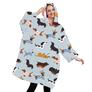 Felpe da donna in <span class=keywords><strong>pile</strong></span> Sherpa con cappuccio personalizzato <span class=keywords><strong>coperta</strong></span> con cappuccio oversize <span class=keywords><strong>coperta</strong></span> con cappuccio per adulti in porcellana cinese - Product Image 4