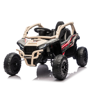 Voiture électrique pour enfants sous licence <span class=keywords><strong>Kawasaki</strong></span> KRX 1000, 24V 4x4 UTV, véhicule jouet tout-terrain en plastique à quatre roues motrices - Product Image 5