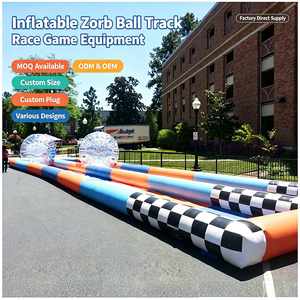 Pista de Carreras de Bolas Inflables para Adultos, Juego Gigante de Desafíos Deportivos al Aire Libre - Product Image 1
