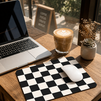 Tapis de souris en caoutchouc vierge personnalisé de haute qualité pour sublimation, idéal pour le bureau et le gaming