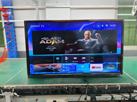 تلفزيون ذكي LED عالي الدقة مقاس 19 بوصة من KKTV مع نظام أندرويد واتصال واي فاي للاستخدام المنزلي