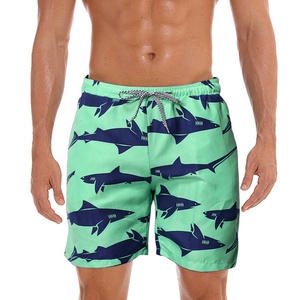 Custom Printed Quick Dry Breathable Swimming Mens Beach Shorts Swimwear OEM - Product Image 5