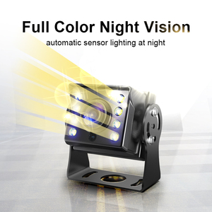 Écran DVR 2 canaux 7 pouces avec 2 caméras LED/IR de vision nocturne pour système d'aide au stationnement en zone aveugle, caméra de recul étanche 1080P - Product Image 6
