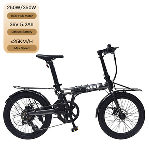 Vélo électrique pliable Naicisports 20 en aluminium pour la mobilité sur le campus, 7 vitesses, moteur à moyeu arrière 250W Édition Européenne Street Edition - Product Image 1