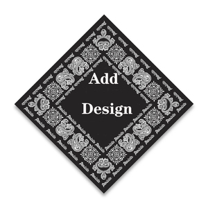 Moda Lenço Quadrado Design Personalizado com Padrão Sólido Dos Desenhos Animados Feito De Algodão Seda Poliéster <span class=keywords><strong>Bandana</strong></span> - Product Image 1