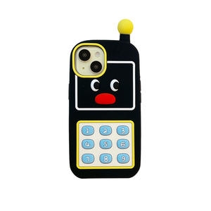 Custodia morbida in Silicone differenziazione per iPhone 16PM 15Pro con grande fratello pinguino cartone animato impugnatura custodia per telefono per Apple - Product Image 5