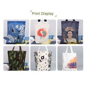 Bolsas de Compras Promocionales Reutilizables con Logotipo Personalizado, Impresas por Sublimación, Bolsas de Tela de Poliéster y Algodón Lisas - Product Image 5