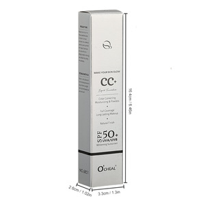 Corrector profesional O'CHEAL de larga duración, resistente al agua, blanqueador e iluminador, hidratante perlado con <span class=keywords><strong>SPF</strong></span> <span class=keywords><strong>50</strong></span>+, protector solar, crema <span class=keywords><strong>CC</strong></span> - Product Image 5