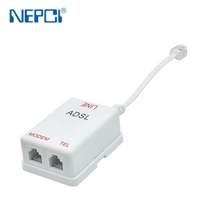 Adaptador de Módem <span class=keywords><strong>ADSL</strong></span> con Conector <span class=keywords><strong>RJ11</strong></span> 6P2C de Fábrica NEPCI con Cable de Conexión XJY-CN-01 Adaptador <span class=keywords><strong>ADSL</strong></span> POTS Y para Línea <span class=keywords><strong>ADSL</strong></span> y Teléfono - Product Image 2