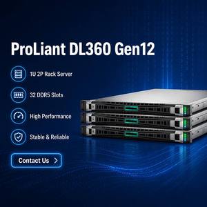 เซิร์ฟเวอร์แร็คติดตั้ง2P 1U องค์กร G12 DL360พร้อมช่อง32X DDR5ดิมิลโครงสร้างพื้นฐานการประมวลผลเครือข่ายประสิทธิภาพสูง - Product Image 1