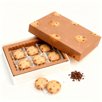 Boîte d'emballage de biscuits de luxe de haute qualité personnalisable avec logo Boîte de papier en gros pour l'emballage de pâtisserie et de dessert