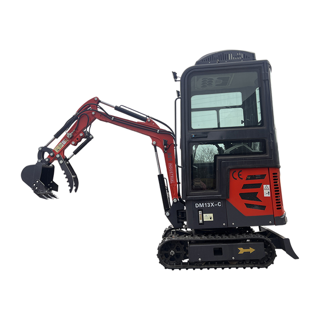 Chinese Factory Construction Machine 1 Ton 2 Ton Mini Excavator  AGT DM13X-C Excavator With Closed Cab