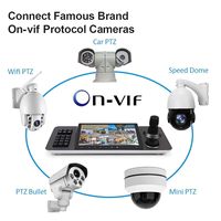 Producto Popular: Controlador de Cámara PTZ con Pantalla Táctil de 10.1 Pulgadas y Joystick 4D de Alta Velocidad para Cámaras IP
