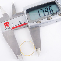 Service d'usinage CNC de haute précision pour les anneaux fermés en laiton personnalisés en acier inoxydable Surface lisse anneaux de bijoux plaqués or