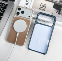 Nouvelle coque de téléphone portable magnétique sans fil pour iPhone Air 17 16 15 14 Pro Max, coque antichoc