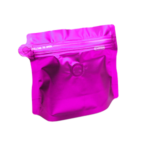 12oz 70micron Trắng PET/AL/PE nhiệt niêm phong lá nhôm khả năng con dấu tốt cà phê nhỏ <span class=keywords><strong>k</strong></span> đứng lên túi bao bì túi - Product Image 4