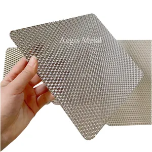 Duplex 2205 2507 stainless steel formed 3x6mm 1mm 0.5mm Nickel expanded metal mesh for hydrogen electrolysis