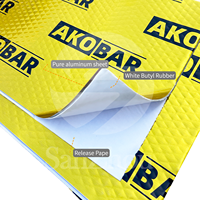 Tapis anti-vibration en caoutchouc AK 2 mm 460x800 mm pour la réduction du bruit et des vibrations de voiture avec garantie de 3 ans