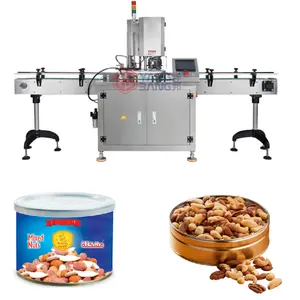 YB-FGJ40 Automatic Nuts Tin Can Filling and Sealing Machine Pistachio Nuts Weighing and Filling Machine Price