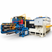 Horno industrial de calentamiento de lingotes de aluminio multiestaca de 5000T, 80KW, 380V, con PLC, para prensas de extrusión en África