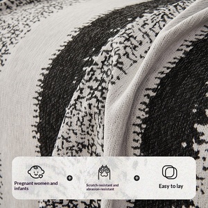 Funda de Sofá de Tela Elástica con Rayas de Chenilla, Sensación de Alta Gama, para Todas las Estaciones, Cobertura Total, Resistente a la Suciedad, Antideslizante, Elástica y Transpirable - Product Image 5