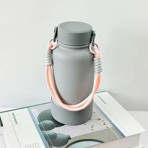 Gourde isotherme sous vide à double paroi en acier inoxydable 304 de 1 L avec logo personnalisé, revêtement poudré, écologique, isolation thermique de 12 à 24 heures, 32 oz - Product Image 6