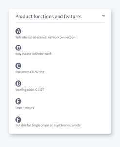 YET863-WIFI cán màn trập điều khiển động cơ 433/315Mhz AC220V 80 cái bên điều khiển động cơ - Product Image 4
