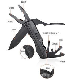 Alicates Multifunción para Dropshipping en Shopify, Herramienta Plegable, Cuchillo, Kit de Reparación Portátil para Exteriores con Puntas de Destornillador - Product Image 3