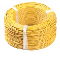 Fil électrique aérien en cuivre massif PVC 0,5-4mm² 450/750V Monoconducteur Bobine de 100m IP65 pour câblage de bâtiment