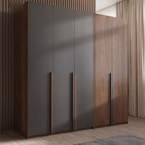 Planet small room diseña un armario con cajón de madera para dormitorio pequeño - Product Image 1