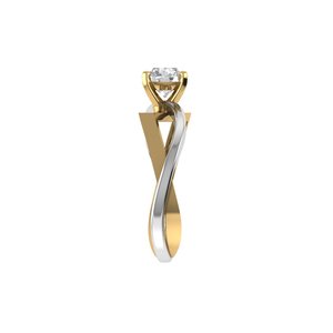 Authentic Round Cut Lab Grown <b>Diamond</b> <b>Ring</b> 925 Silver 9kt, 14kt, 18kt Gold <b>Rings</b> for Women's Jewelry Making Engagement <b>Rings</b> - Product Image 6