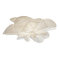 Lustre moderne en forme de fleur, luminaire suspendu au design chaleureux, lampe LED de plafond