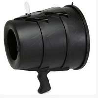 Jouet Canon à Air Comprimé Rétro en Plastique PET, Forme de Canon, Portable, Impression en Relief, Lanceur d'Anneaux à Pression d'Air