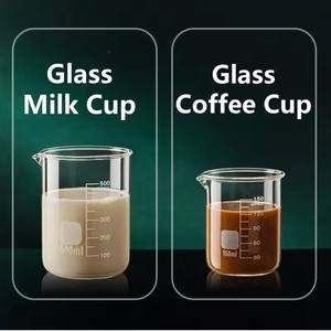 Tasse à mesurer en verre, en borosilicate transparent, avec échelle graduée, résistante à la chaleur, pour laboratoire, cuisine, pâtisserie, 50/100/150/250/500/1000 ml - Product Image 6