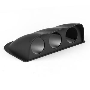 Hot-Selling 52mm Three-Hole <b>Black</b> Carbon Fiber Racing Instrument Base New Cross-Border ABS Seated Instrument <b>Bracket</b> - Product Image 2