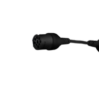 Mejor fábrica personalizado negro hembra a macho Sae 1708 J1708 Cable para lector de código
