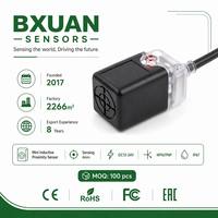 Sensor de Proximidad Inductivo Cuadrado RN04, Alcance de Detección de 5 mm, NPN PNP NO NC, 12-24 VCC, IP67, Blindado, Montaje Empotrado para Detección de Metales, PLC