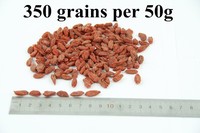 Bayas de Goji Secas Dulces Orgánicas USDA de Grado Premium a Granel, 350 Granos/50g para Venta al por Mayor