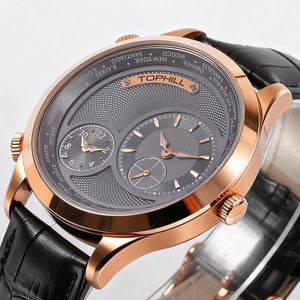 맞춤형 쿼츠 무브먼트 시계 316L 스테인리스 스틸 남성용 시계 비즈니스 럭셔리 시계 고품질 남성용 시계 - Product Image 1