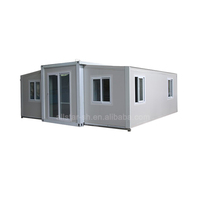 Conteneur expansible préfabriqué de luxe Porte en acier double vitrage Petite maison hôtel Petites petites maisons bon marché Allstar Mall Acier