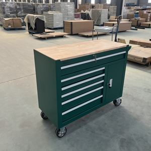 OEM Stahl-Werkzeugschrank mit Autoreparatur-Schubladenwagen Eisen-Werkstatt-Garage Aufbewahrungswerkzeugwagen auf Rädern - Product Image 3