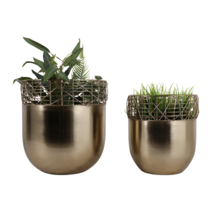 Vasi Moderni in Filo Metallico, Fioriere Decorative per Interni ed Esterni, Vasi per Piante da Giardino - Product Image 2