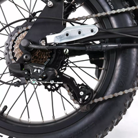 Gros pneu vélo électrique adulte personnalisé vélo électrique à vitesse rapide double Suspension e-bike